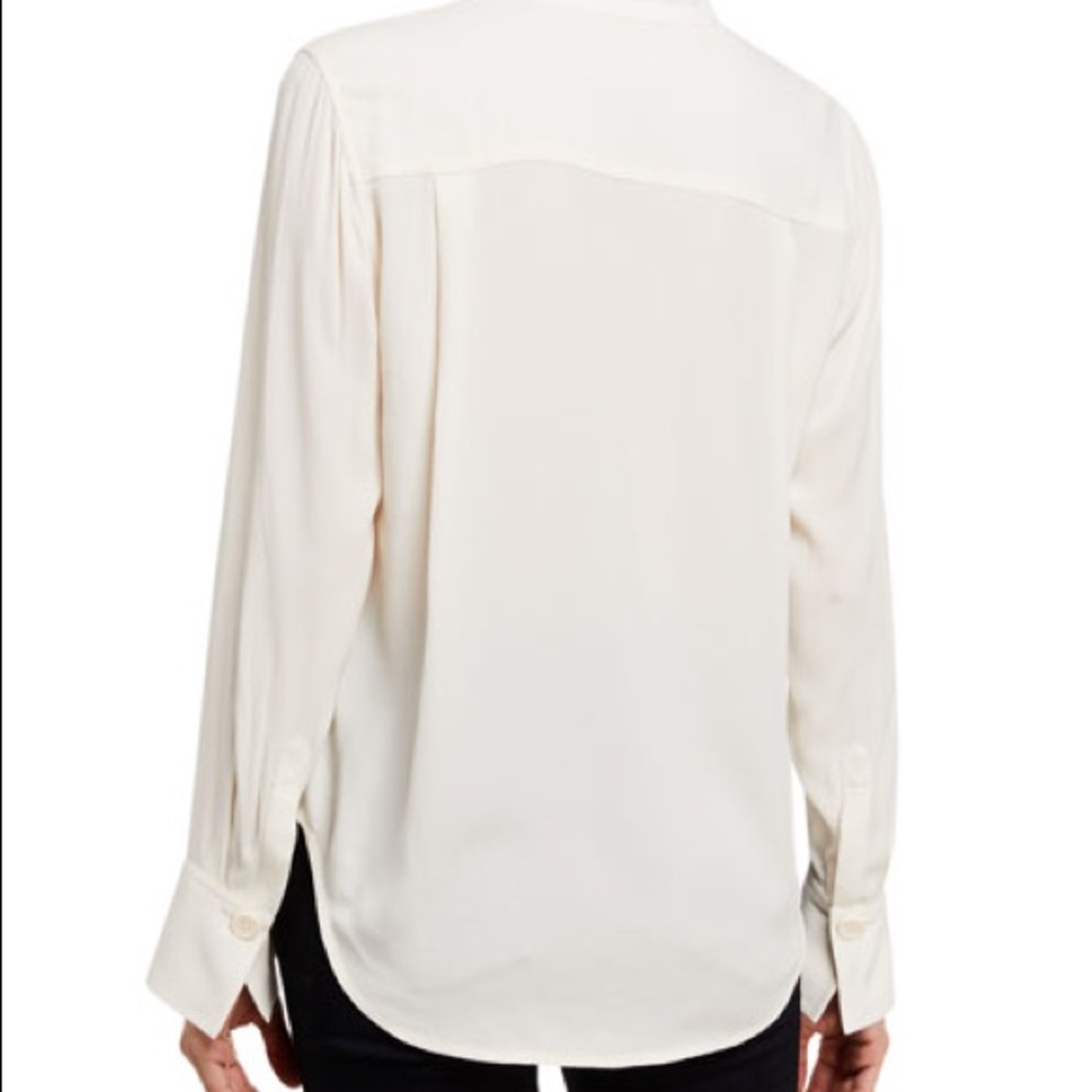 EUC Equipment Alex Ivory white Button shirt Blouse Small - Picture 3 of 9